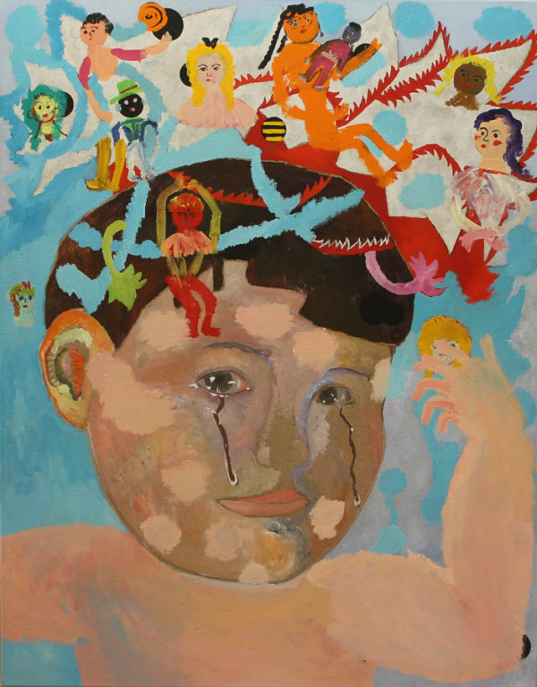 Huilend kind-Crying child 110x140 cm 1986-2001